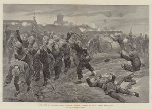The War in Eastern Asia, Chinese Troops Trying to Save Their Artillery